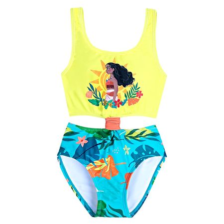 Ropa de Baño Disney Store Moana Talla 3 US Multicolor