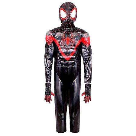 Disfraz Disney Store Spiderman Miles Morales Talla 7/8 US Color Negro