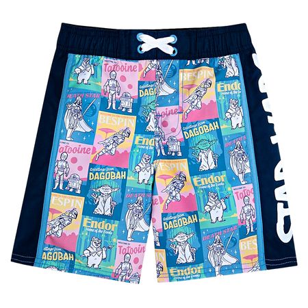 Short de Playa Disney Store Star Wars Azul Short de Playa Disney Store Star Wars Talla 5/6 US Color Azul