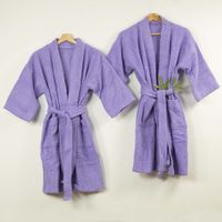 Salida de Baño L Lila de 380 Gr Multitoallas