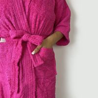 Salida de Baño  M Fucsia de 380 Gr Multitoallas