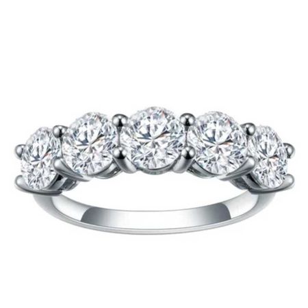 Anillo De Compromiso de Plata Mod 358 Talla 9