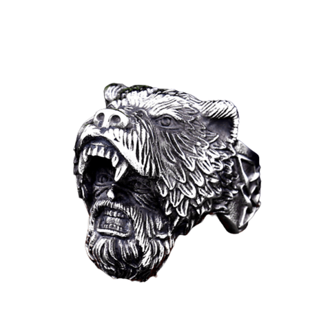 Anillo Para Hombre Modelo Berserker Talla 11