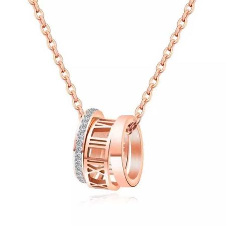 Collar para Mujer con Dijes de Anillos