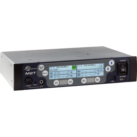 Transmisor de Media Rack Lectrosonics M2T Iem Digital con Dante 470 a 608 Mhz