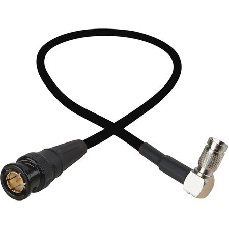 Cable Adaptador Laird Digital Cinema 3G Sdi de Din 1.0 2.3 a Bnc en Ángulo Recto Negro 2