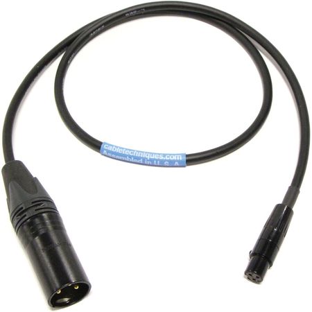 Cable de Cable Techniques Ct Ptxr 18 Ta3F a Xlr 3M para Sound Devices 18