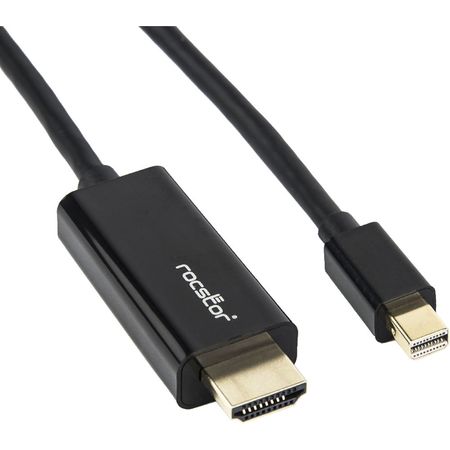 Cable Rocstor Rocpro Mini Displayport Macho a Hdmi Macho 8.5 Negro