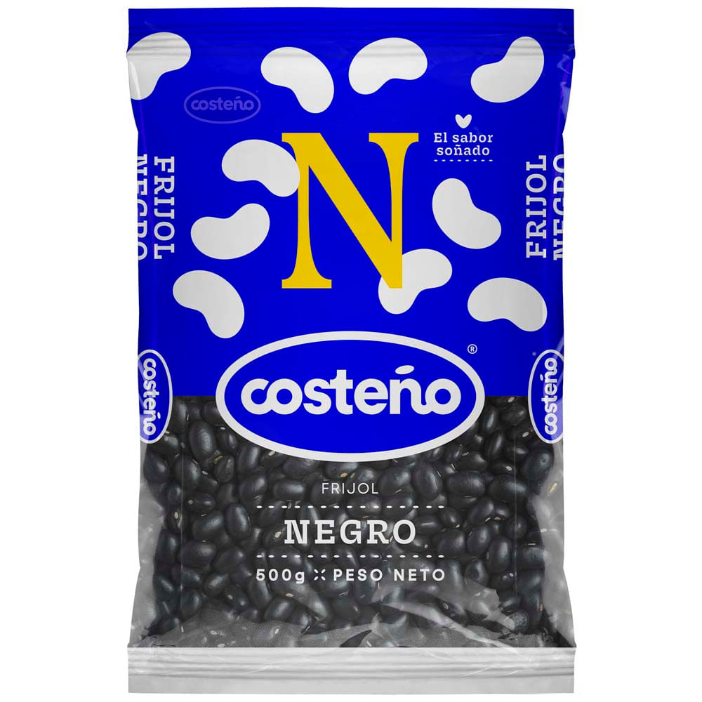 Frijol Negro COSTEÑO Bolsa 500g