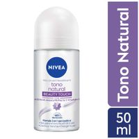 Desodorante para Mujer en Roll On NIVEA Tono Natural Beauty Touch Frasco 50ml