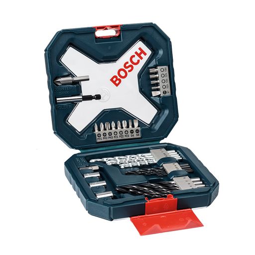 Taladro percutor GSB 550 + Set 34 piezas Bosch - Promart