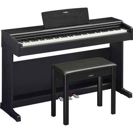 Piano Digital de Consola Yamaha Arius Ydp 145 de 88 Teclas con Banqueta Nogal Negro