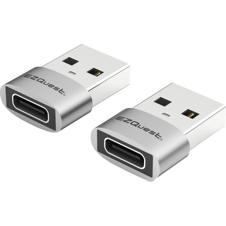 Adaptador Mini de Usb Tipo a Macho a Usb Tipo C Hembra Ezquest Paquete de 2