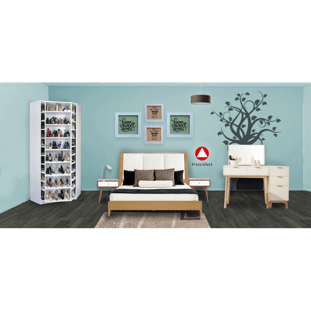 Dormitorio 2 Plz Izza 2 Veladores Aparador Zapatera 360 Hys