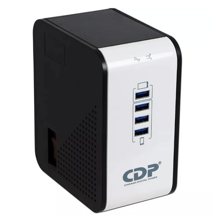 Estabilizador Corriente CPU 8 Tomas CDP R2CU-AVR1008i 1000VA USB