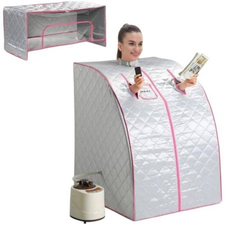 Sauna de Vapor Portátil Casera Terapéutica Personal para Relajación Silver