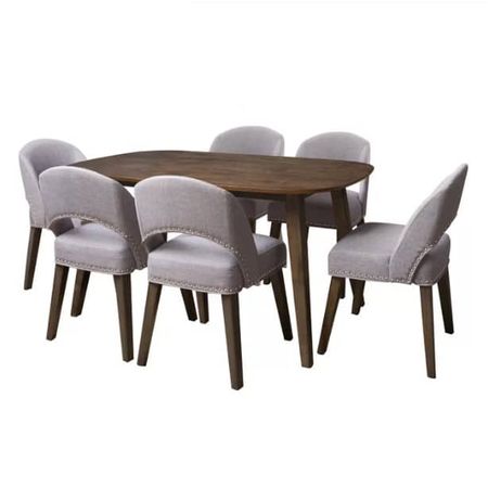 Comedor 4 Sillas Saith Pastel Gris Hys