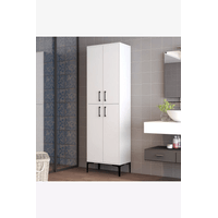 Ropero para baño 4 puertas Mallorca color Blanco TU MESITA