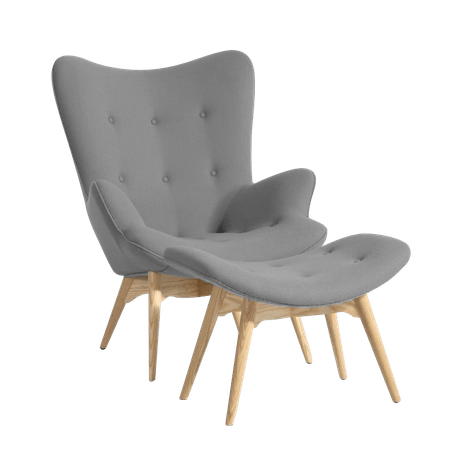 Sillon Banqueta Grandmother Gris Hys