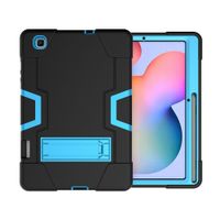 Funda Tab A 2019, 10.1"" T510 Armor Negro Celeste Resistente a Caidas y Golpes