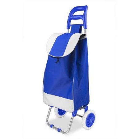 Carrito de Compras 2 Ruedas Azul