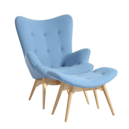 Sillon Banqueta Grandmother Azul Cadete Hys