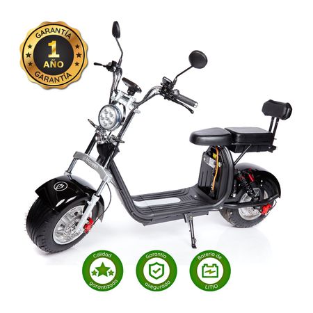 Moto Electrica Road King 2 Color Negro