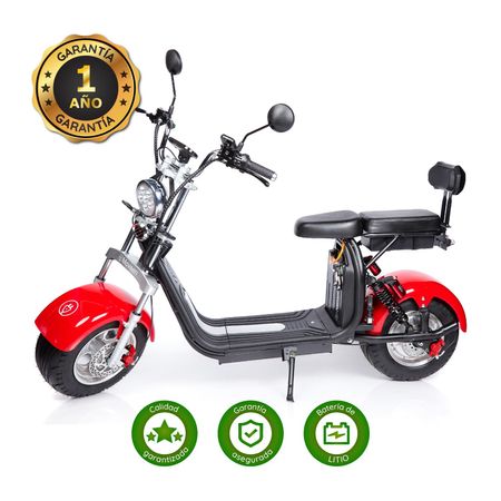 Moto Electrica Road King 2 Color Rojo