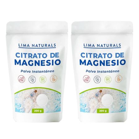 Citrato de Magnesio Lima Naturals 200 g Pack x 2