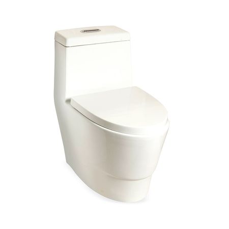 Inodoro One Piece Cartagena + Asiento Blanco Italgrif
