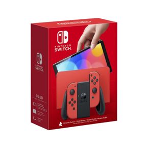 Nintendo Switch OLED Rojo Mario