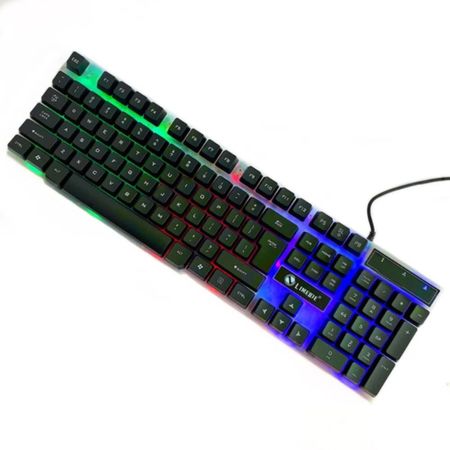 Combo Gamer Profesional 4 En 1 Teclado Con Mouse , Audífono Y Pad Mouse