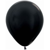 Globos de Latex OLEGO 09"" Negro 12un