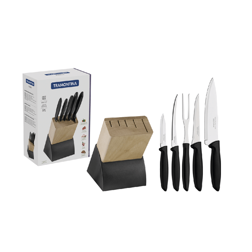 Set de Cuchillos 6 Piezas Acero Inoxidable - Promart