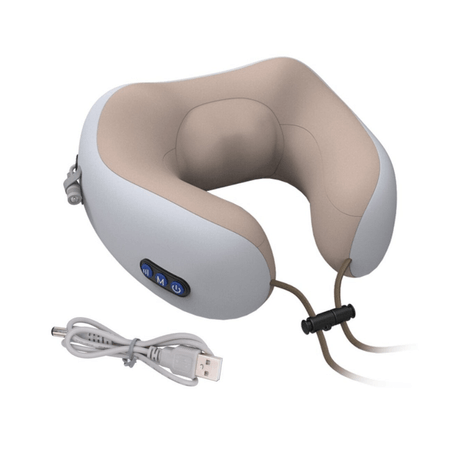 Almohada De Masaje Cervical Cuello Portatil Recargable