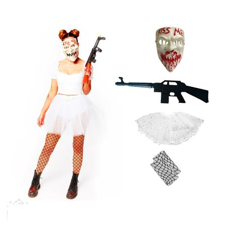 Disfraz Halloween La purga Kiss Me Halloween Fest