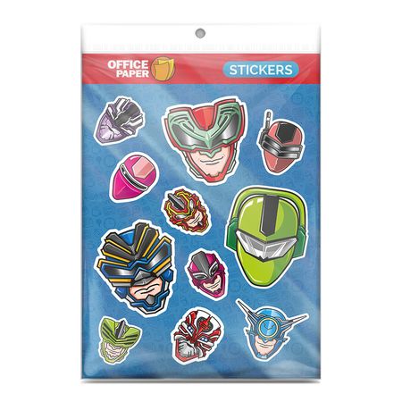 Stickers Diseño Super Héroes x 22 Unidades