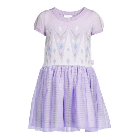 Disfraz Vestido Disney Princesa Elsa Frozen Talla 2T Color Lila