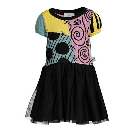 Disfraz Vestido Disney Sally Nightmare Before Christmas Talla 12 meses Color Negro