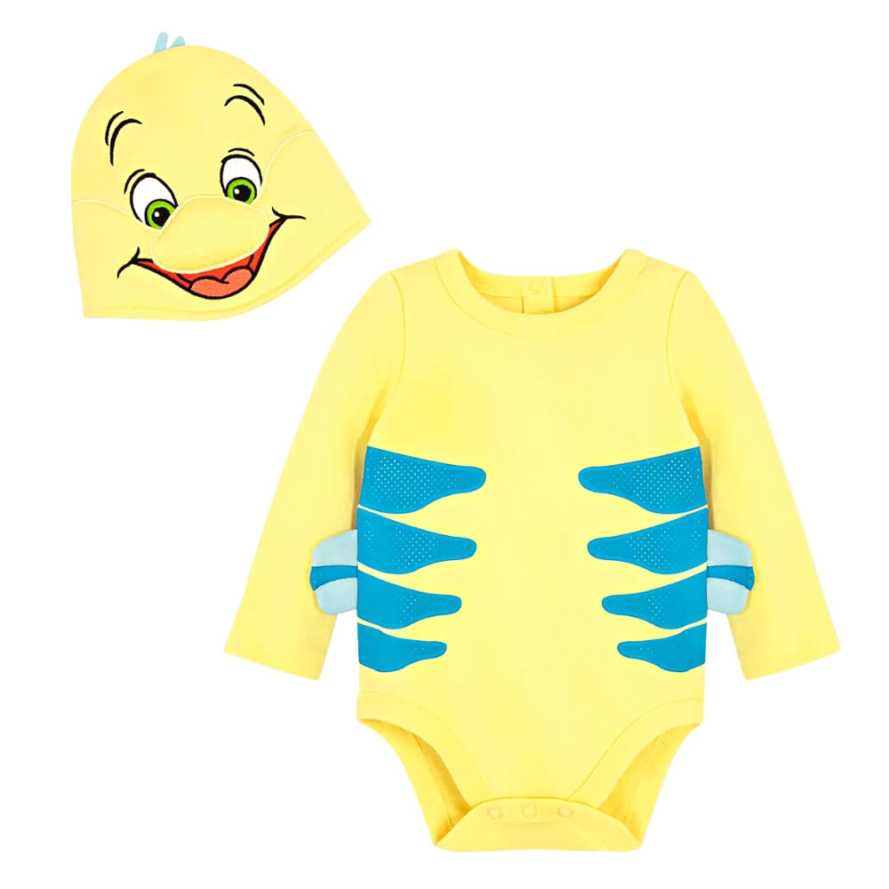 Disfraz Body Disney Store Flounder La SireNiña Bebé