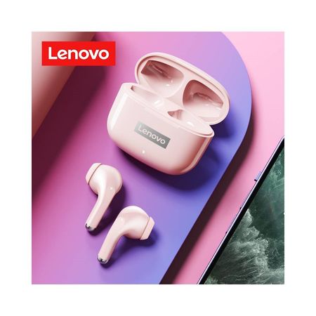Audífonos Lenovo LP40 PRO Táctil Bluetooth Inalámbricos Rosado