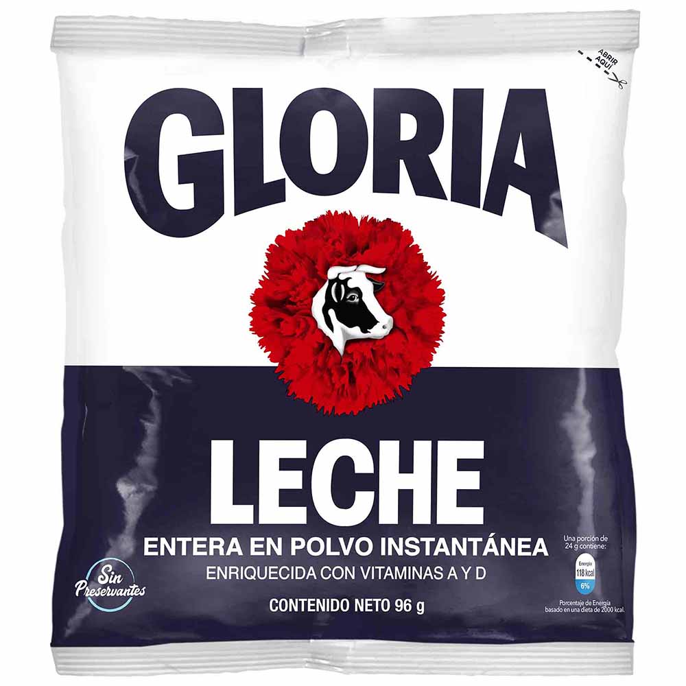 Leche en Polvo GLORIA Bolsa 96g