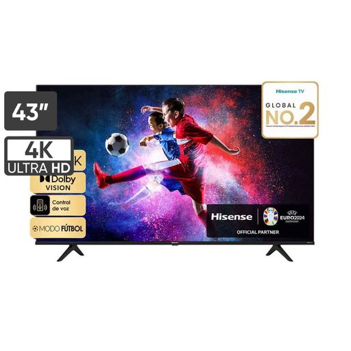 TV Hisense 43 Pulgadas 4K Ultra HD Smart TV LED 43A6H