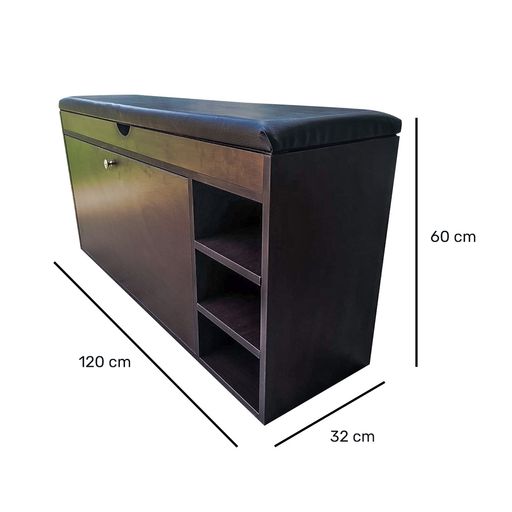 MUEBLANA, Zapatera Organizador Lisboa – Mueble Organizador con Repisas, Hasta 9 Pares 63 cm x 30 cm, Estantes Organizadores para Zapatos Mueblana  LISBOA