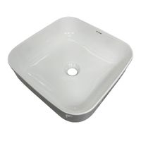 Lavamanos Minimalista Amalia Blanco Stone