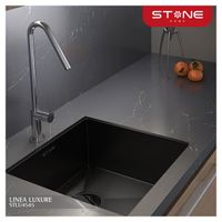 Lavadero de Acero Luxure Stlu4545 Stone