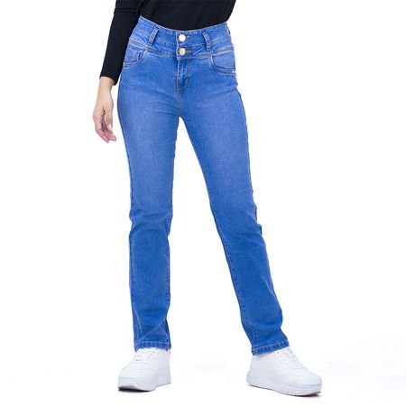 Jean Recto para Mujer Parada111 Georgia Color Celeste Talla 32