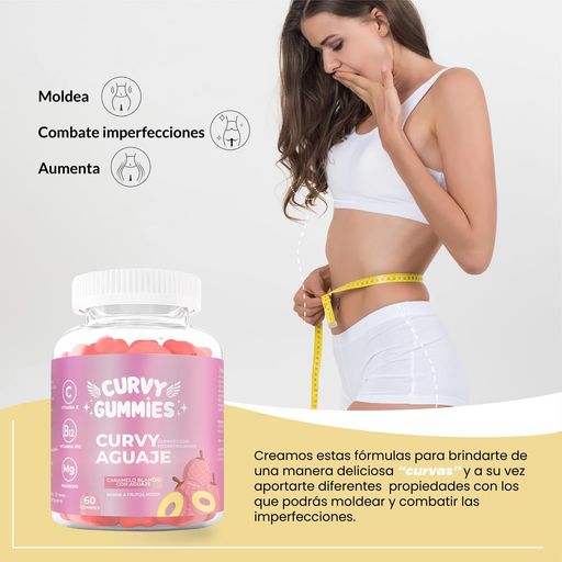 Suplemento Aguaje en Gomitas Curvy Gummies | plazaVea - plazaVea