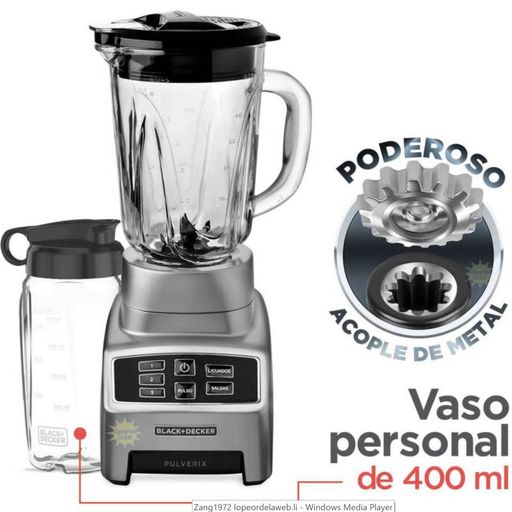 Licuadora Black + Decker 8 Velocidades Vaso de Vidrio