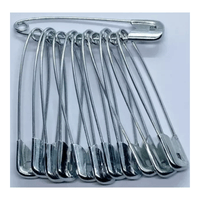 Imperdible Alfiler de Gancho 840 Unidades de 3cm Seguridad Plateado